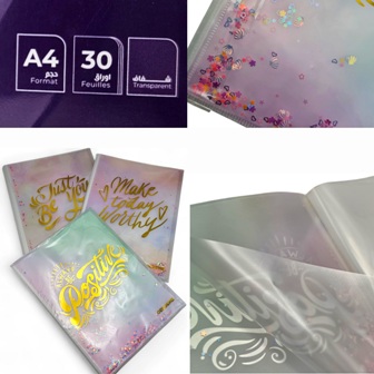 Librairie Bouarroudj - PORTE FICHE 30 POCHETTE  FANTAISIE SBM 65502